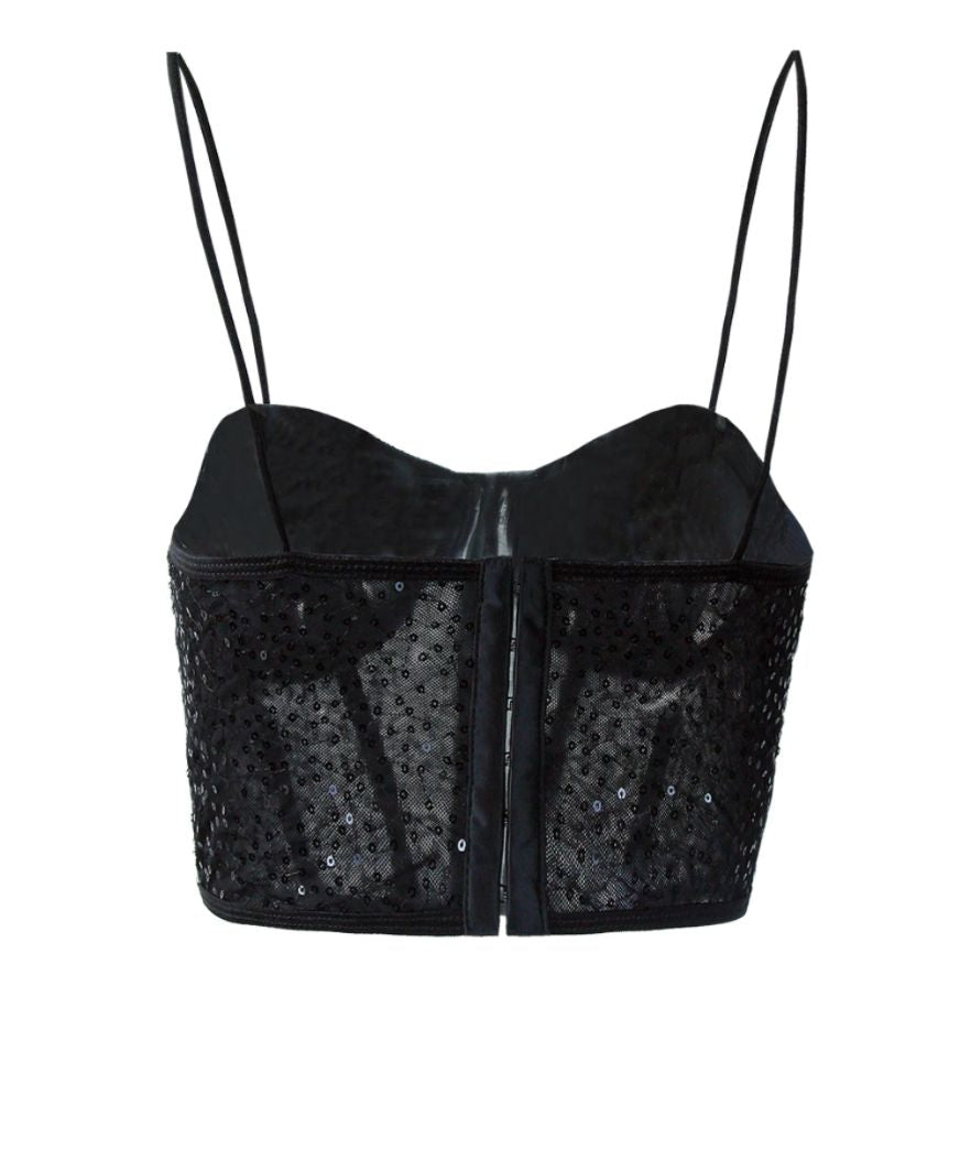 Top Corset Bustier Noir