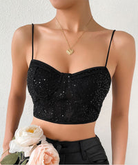 Top Corset Bustier Noir